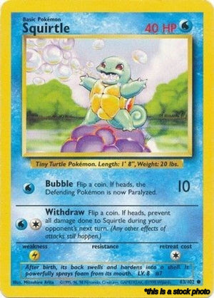 063/102 Squirtle Common Normal