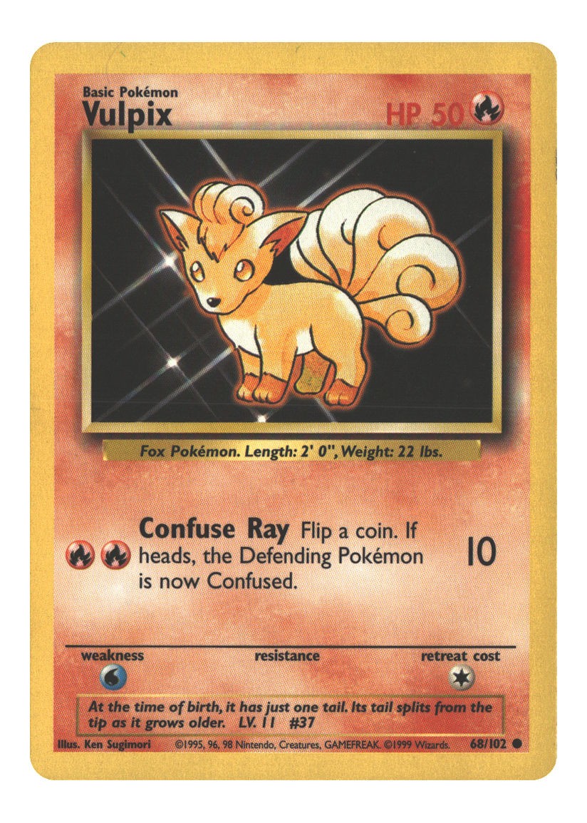68/102 Vulpix Common Normal