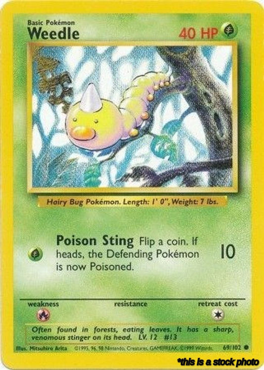 069/102 Weedle Common Normal