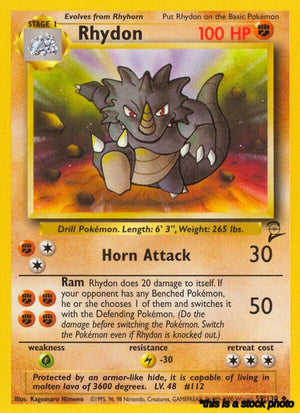 059/130 Rhydon Uncommon Normal