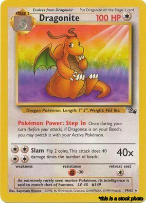 19/62 Dragonite (19) Rare Unlimited