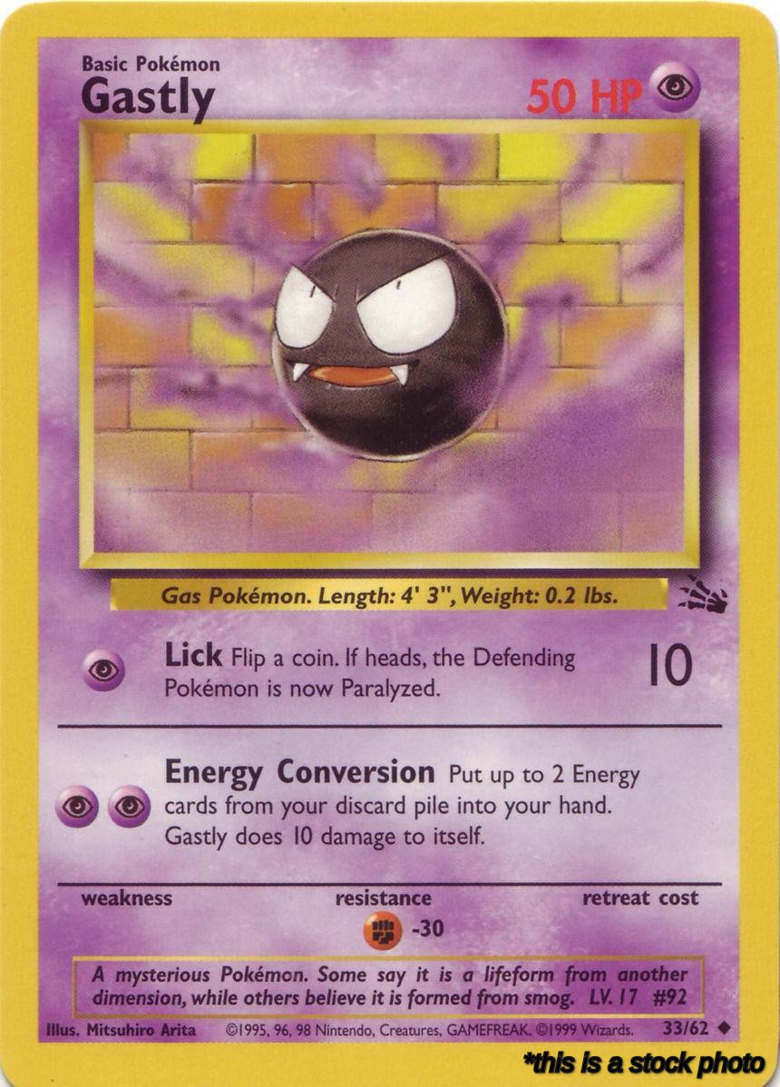 33/62 Gastly Uncommon Unlimited