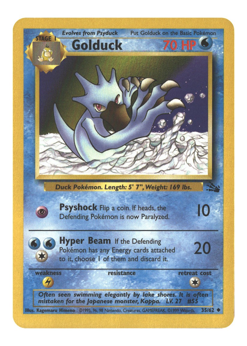 35/62 Golduck Uncommon Unlimited