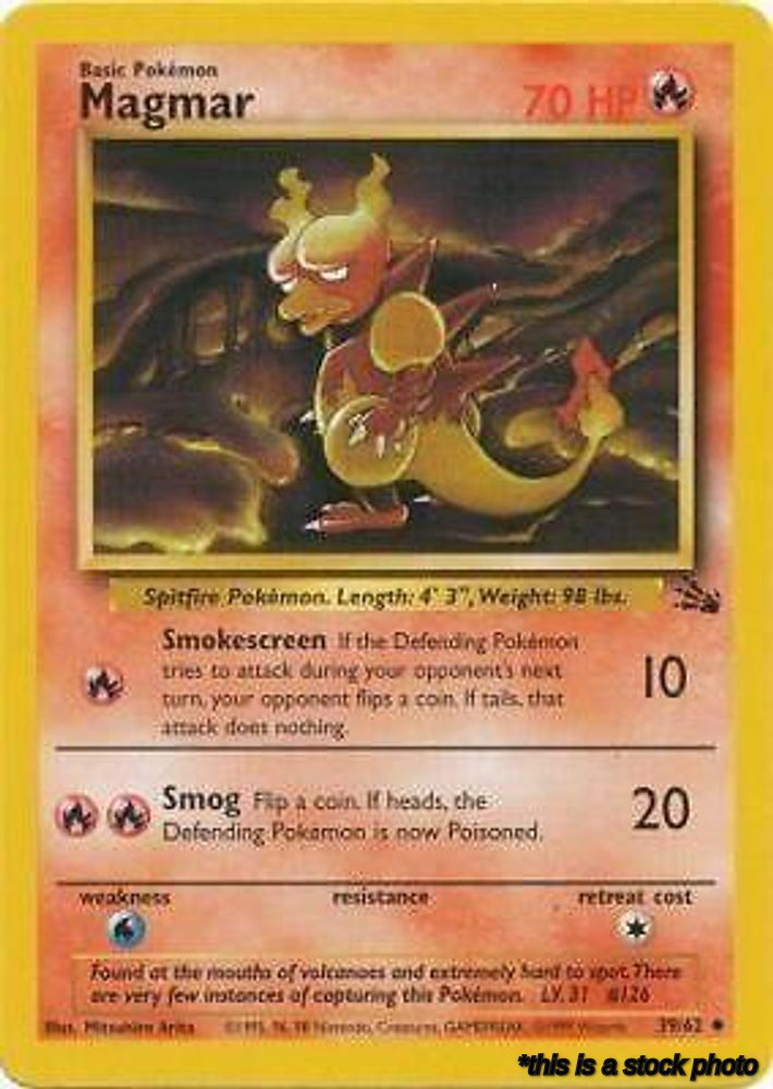 39/62 Magmar Uncommon Unlimited
