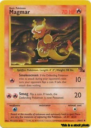 39/62 Magmar Uncommon Unlimited