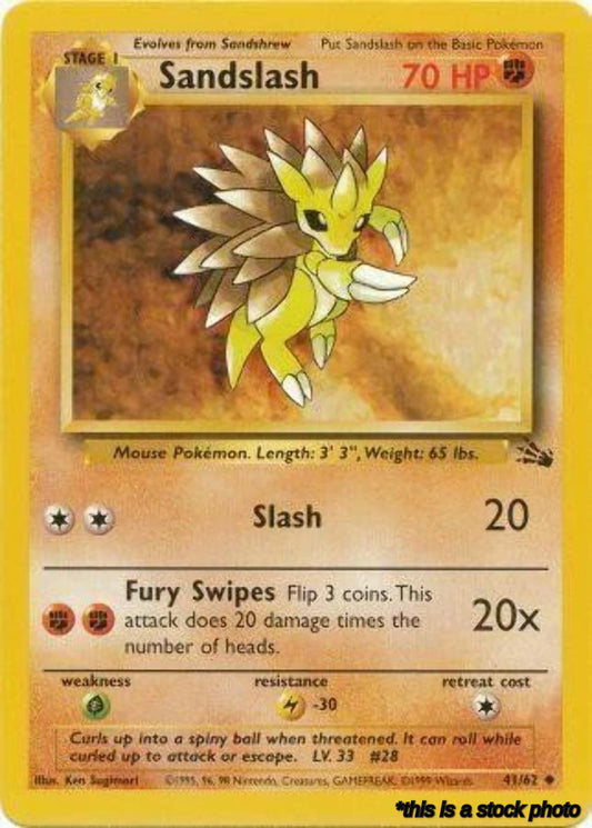 41/62 Sandslash Uncommon Unlimited