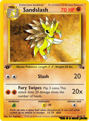 Unlimited Sandslash [41/62 Moderately Played ]