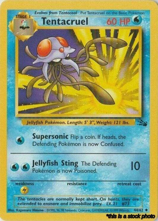 44/62 Tentacruel Uncommon Unlimited