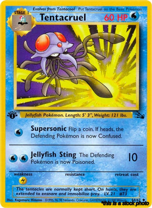 Unlimited Tentacruel [44/62 Moderately Played ]