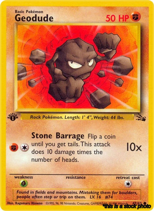 Common Geodude [47/62 Near Mint ]