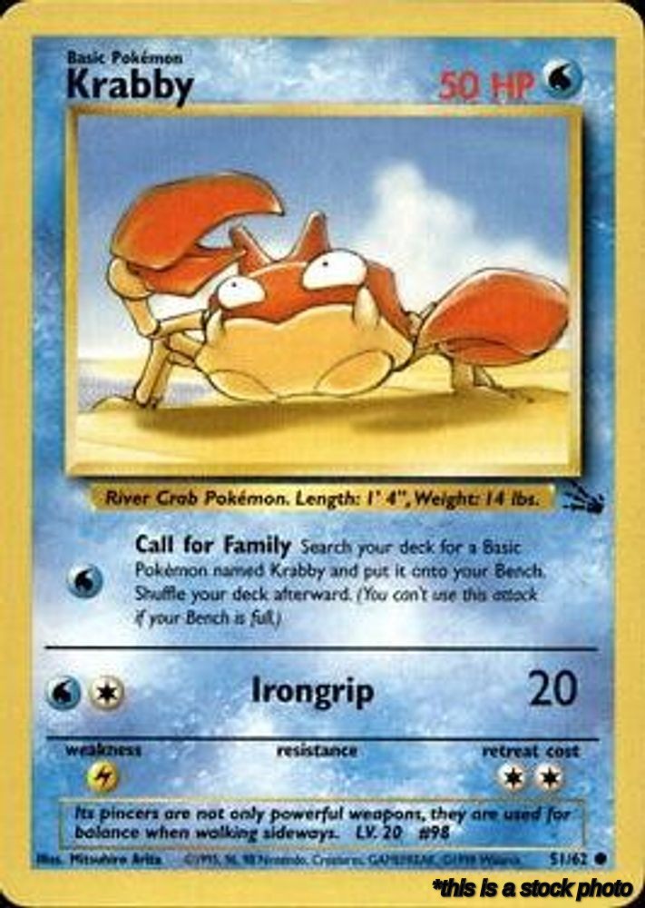51/62 Krabby Common Unlimited