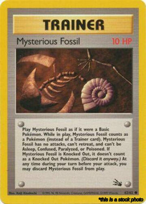 62/62 Mysterious Fossil Common Unlimited