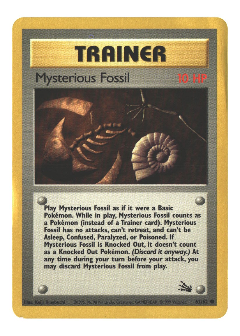 62/62 Mysterious Fossil Common Unlimited
