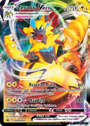 Holofoil Zeraora VMAX - SWSH264 [SWSH264 Near Mint ]
