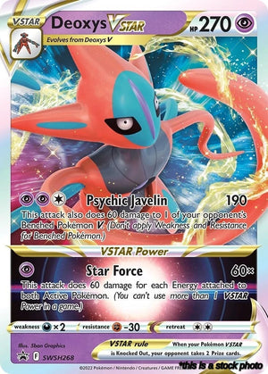 SWSH268 Deoxys VSTAR Promo Holofoil