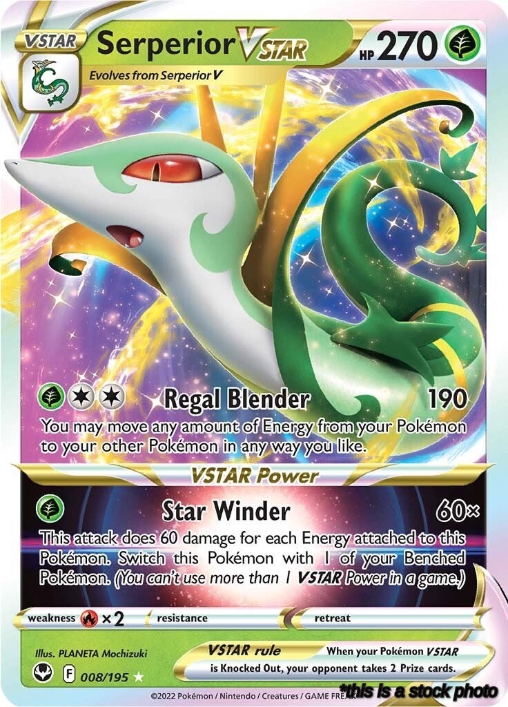 Holofoil Serperior VSTAR [008/195 Near Mint ]