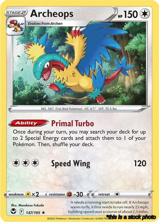 Holofoil Archeops [147/195 Near Mint ]