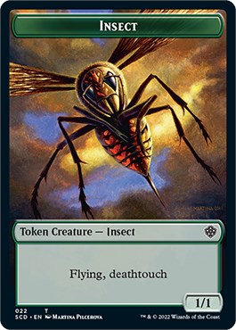 Insect // Soldier Double-Sided Token [SCD - 22 // 8]