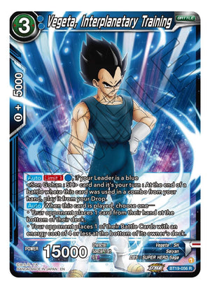 BT19-056 Vegeta, Interplanetary Training