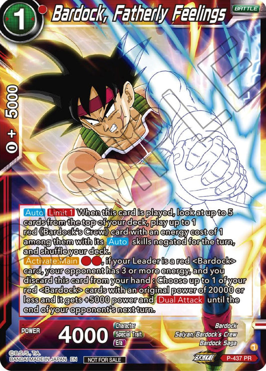 Bardock, Fatherly Feelings (Zenkai Series Tournament Pack Vol.2)