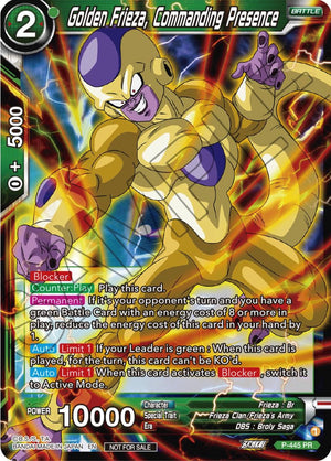 Golden Frieza, Commanding Presence (Zenkai Series Tournament Pack Vol.2) [P-445]