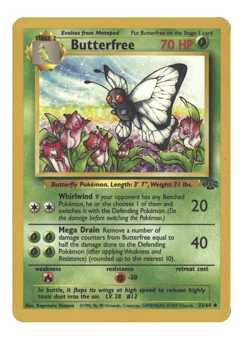 33/64 Butterfree Uncommon Unlimited