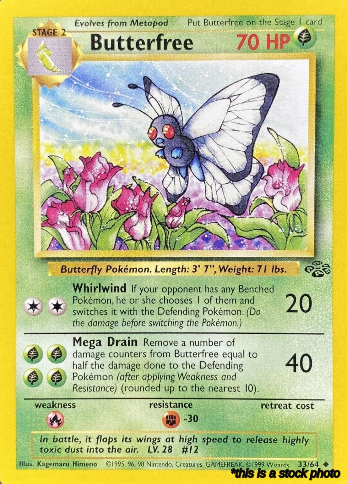 33/64 Butterfree Uncommon Unlimited
