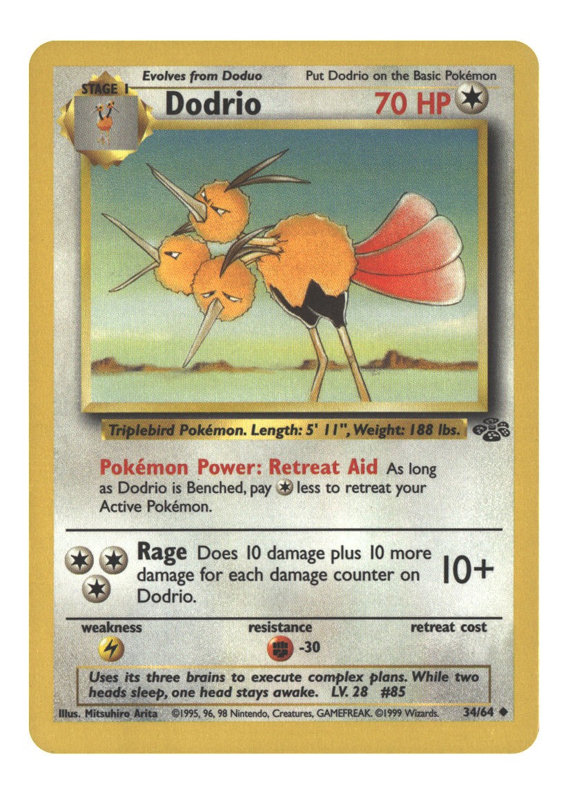 34/64 Dodrio Uncommon Unlimited