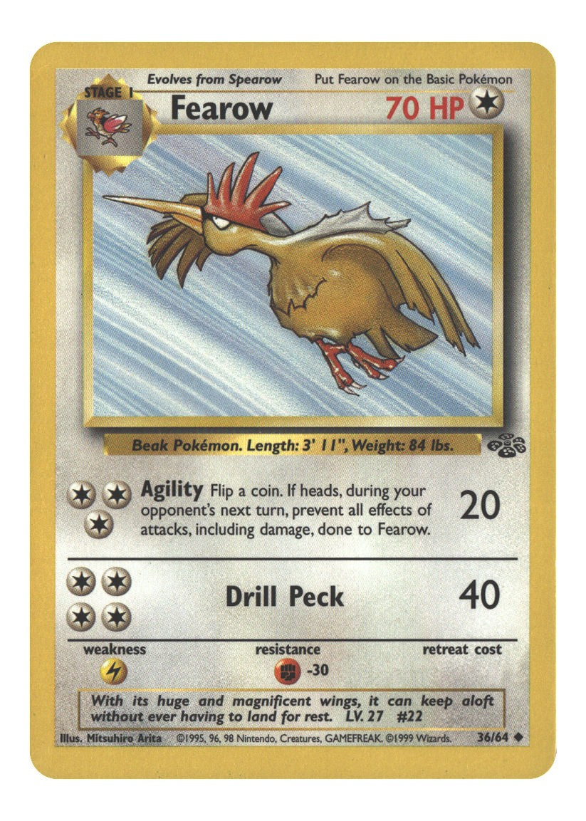 36/64 Fearow Uncommon Unlimited