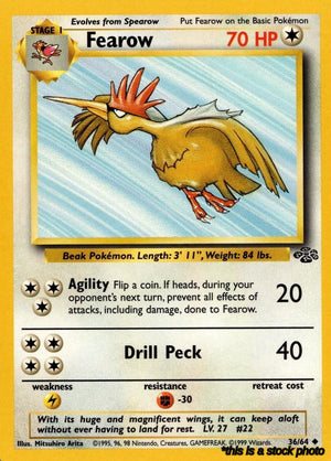 36/64 Fearow Uncommon Unlimited