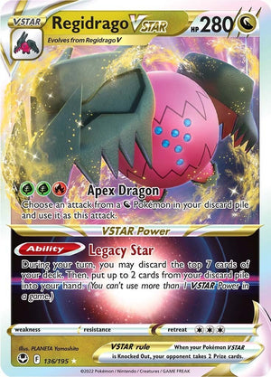 Ultra Rare Regidrago VSTAR [136/195 Near Mint ]
