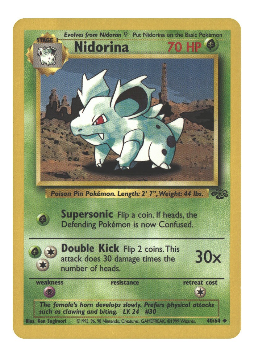 40/64 Nidorina Uncommon Unlimited