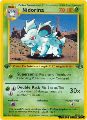 Unlimited Nidorina [40/64 Moderately Played ]