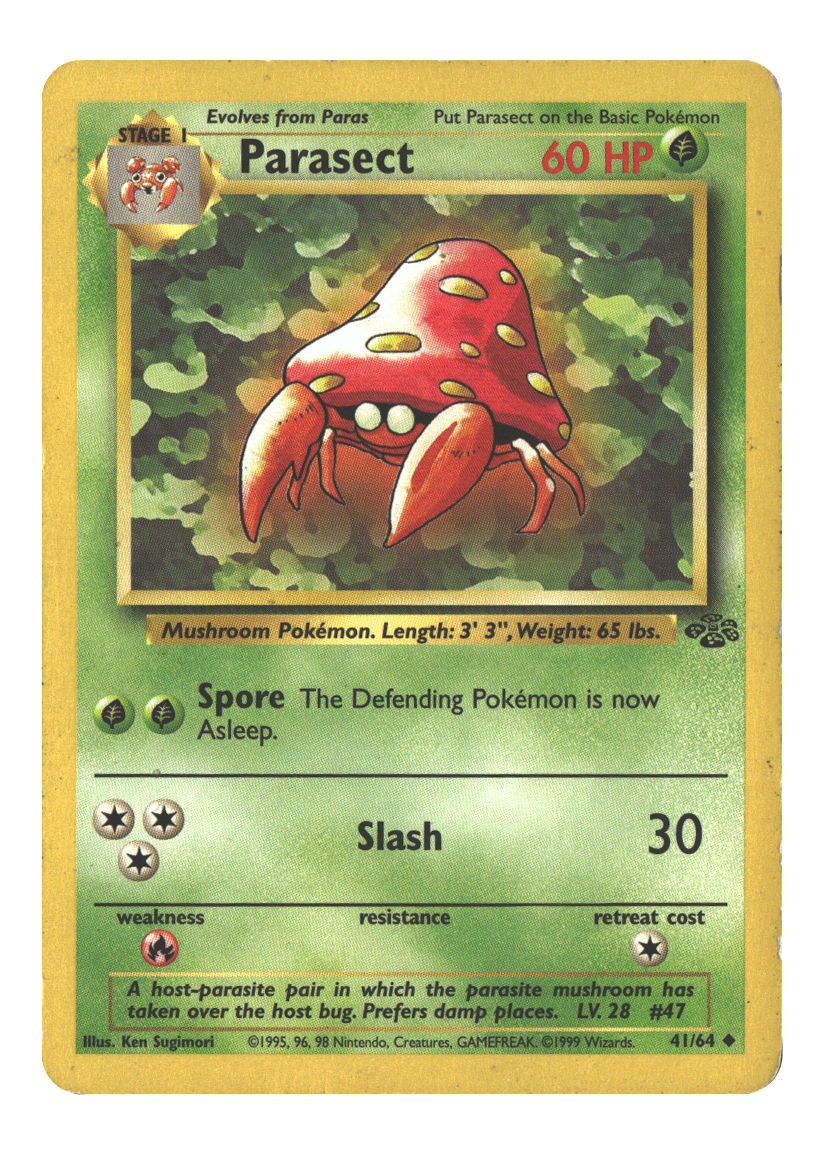41/64 Parasect Uncommon Unlimited