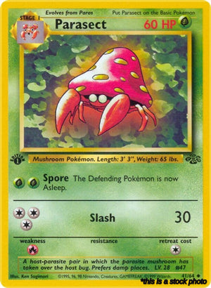 Unlimited Parasect [41/64 Moderately Played ]