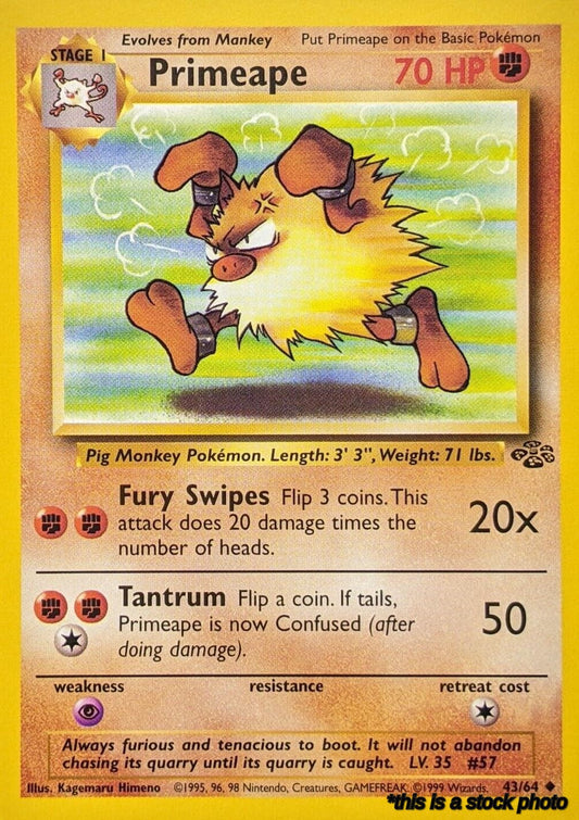 43/64 Primeape Uncommon Unlimited