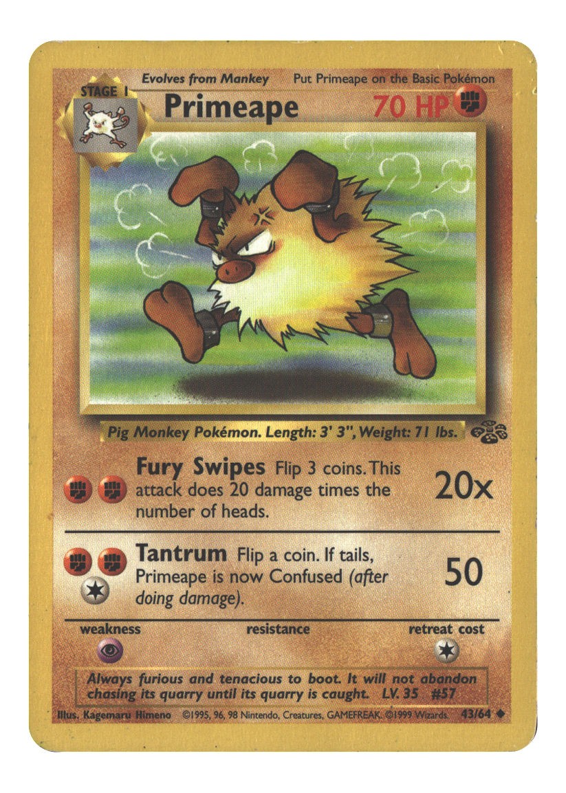 43/64 Primeape Uncommon Unlimited