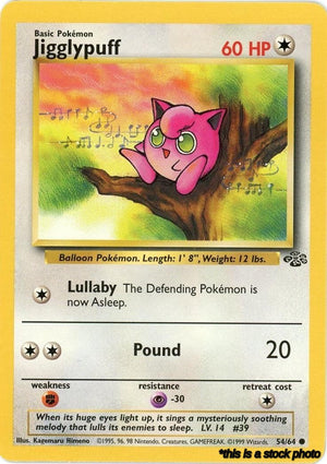 54/64 Jigglypuff Common Unlimited