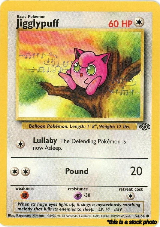 54/64 Jigglypuff Common Unlimited