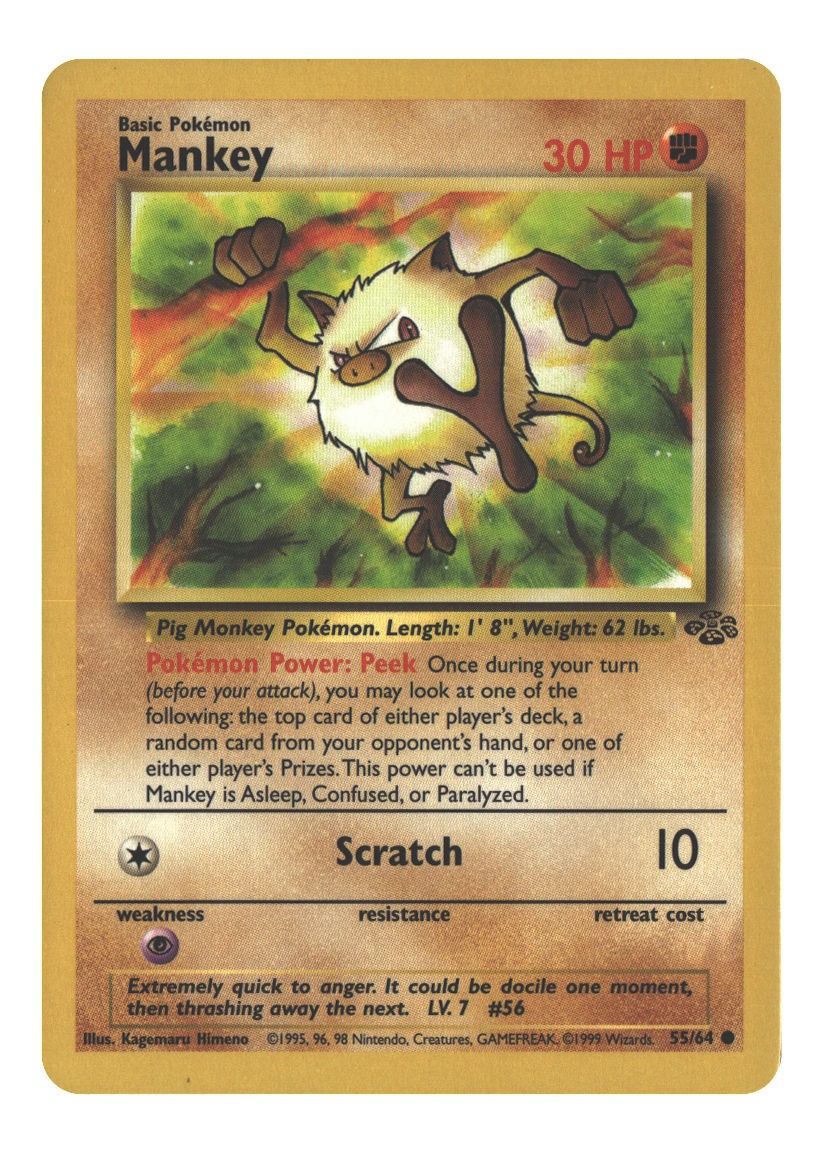 55/64 Mankey Common Unlimited