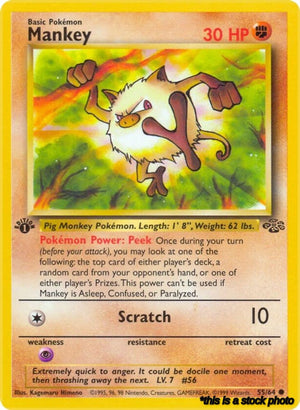 Unlimited Mankey [55/64 Moderately Played ]