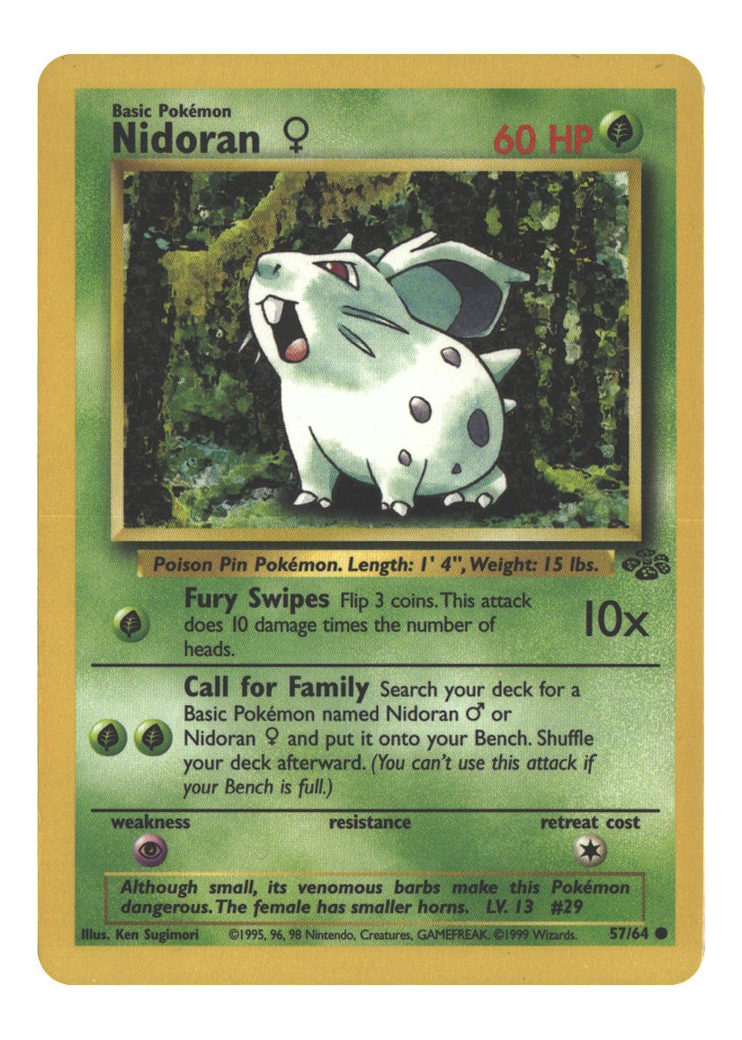 57/64 Nidoran F Common Unlimited