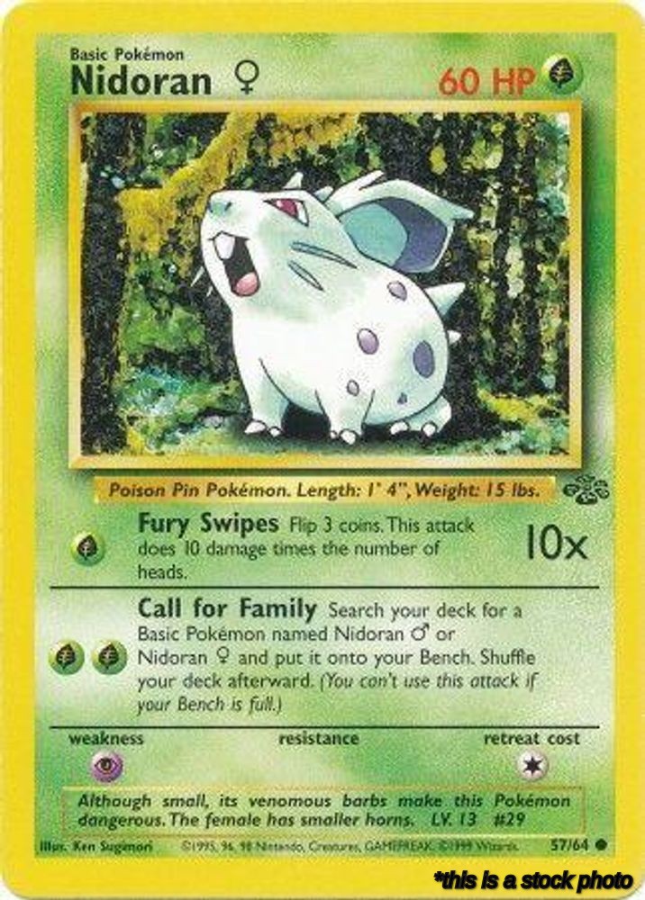 57/64 Nidoran F Common Unlimited