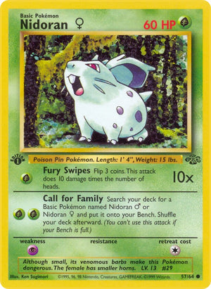 Common Nidoran F [57/64 Heavily Played ]