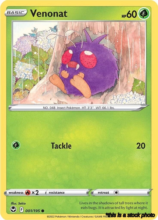 Normal Venonat [001/195 Lightly Played ]