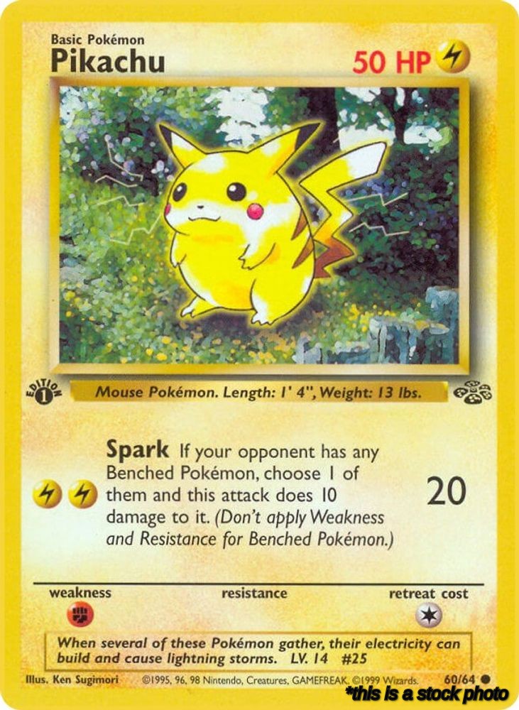 Unlimited Pikachu [60/64 Damaged ]