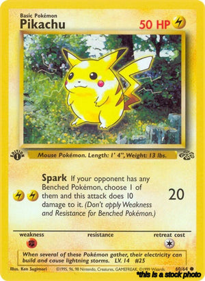 Unlimited Pikachu [60/64 Moderately Played ]