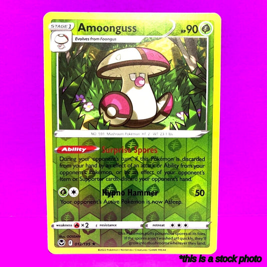012/195 Amoonguss Rare Reverse Holofoil