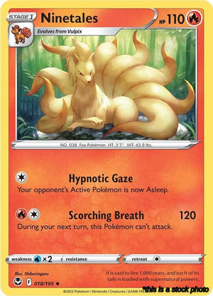 Uncommon Ninetales [018/195 Lightly Played ]