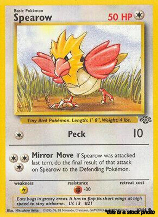 62/64 Spearow Common Unlimited